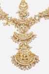 Buy_Dugran By Dugristyle_Gold Plated Kundan And Pearl Embellished & Mathapatti _Online_at_Aza_Fashions