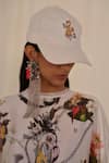 AK-OK_White Printed Animal Baseball Cap _Online