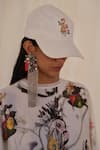 Buy_AK-OK_White Printed Animal Baseball Cap _Online