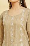 Shop_Naintara Bajaj_Beige Swirl Embroidered Anarkali Set _Online_at_Aza_Fashions