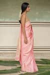 Buy_Priyanka Raajiv_Pink Silk Mashru Woven Paisley Mani Saree With Running Blouse _Online_at_Aza_Fashions