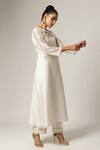 Buy_Anantaa By Roohi_Off White , , Placement Dabka Kurta With Pant _Online_at_Aza_Fashions