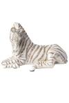 Shop_H2h_White Polyresin Safari Zebra Table Decor_at_Aza_Fashions