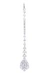 Buy DIOSA PARIS JEWELLERY White Swarovski Zirconia Embellished Maangtikka at Aza Fashions Buy_DIOSA PARIS JEWELLERY_White Swarovski Zirconia Embellished Maangtikka _at_Aza_Fashions