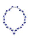 Buy_DIOSA PARIS JEWELLERY_Blue Embellished Sapphire Necklace _at_Aza_Fashions