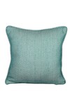 Buy_La Paloma_Green Wool Geometric Pattern Double Sided Square Cushion Cover_at_Aza_Fashions