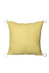 Shop_La Paloma_Green Cotton Embroidered Square Cushion Cover_at_Aza_Fashions