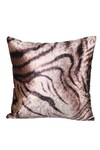 Buy_La Paloma_Gold Suede Printed Animal Square Cushion Cover_at_Aza_Fashions