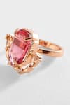 Outhouse_Pink Carved Stones The Faena Embellished Ring_Online_at_Aza_Fashions