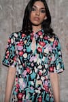 Buy_Therealb_Multi Color Polyester Collared Adventure Seeker Print Dress _Online_at_Aza_Fashions