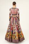 Shop_Rajdeep Ranawat_Multi Color Scuba Varsha Leela Paisley Print Skirt Top Set_at_Aza_Fashions