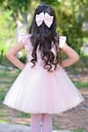 Shop The Pony & Peony Co. Pink Cotton Blushing Fairy Flared Dress at Aza Fashions Shop_The Pony & Peony Co._Pink Cotton Blushing Fairy Flared Dress _at_Aza_Fashions