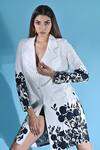 Shop_JYOTI SACHDEV IYER_White Bamboo Printed Floral Lapel Shirt Dress _Online_at_Aza_Fashions