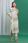 Buy_Banana Labs_Black Cotton Round Neck Printed Kurta And Pant Set _Online_at_Aza_Fashions