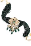 Buy_Prerto_Green Zuri Embellished Choker Necklace _at_Aza_Fashions