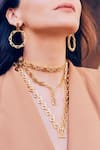 PRERTO Gold Plated Desire Cutout Choker Online at Aza Fashions PRERTO_Gold Plated Desire Cutout Choker _Online_at_Aza_Fashions