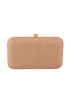 Buy_Nazaakat By Samara Singh_Pink Stones Work Embellished Clutch _at_Aza_Fashions