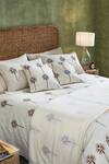 Buy Houmn Cream Cotton Palm Tree Block Print Common Ivy Bedsheet Set at Aza Fashions Buy_Houmn_Cream Cotton Palm Tree Block Print Common Ivy Bedsheet Set_at_Aza_Fashions