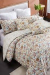 Buy_Houmn_Multi Color 100% Cotton Haven Floral Print Duvet Cover _at_Aza_Fashions