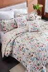 Buy_Houmn_Multi Color 100% Cotton Refuge Floral Print Duvet Cover _at_Aza_Fashions