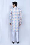 Shop_Adara Khan_Multi Color Kurta Cotton Printed And Embroidered Haze & Pant Set_at_Aza_Fashions