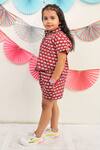 Buy_Tiny Colour Clothing_Red Cotton Printed Elephant Shirt And Shorts Set _Online_at_Aza_Fashions