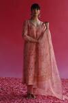 Buy Taisha Pink Linen, Silk, , Handloom Swaroop Flower Woven Kurta Set at Aza Fashions Buy_Taisha_Pink Linen, Silk, , Handloom Swaroop Flower Woven Kurta Set _at_Aza_Fashions