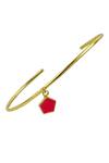 Buy_Varnika Arora_Gold Plated Azora Embellished Bangle _at_Aza_Fashions