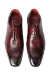 Shop_ZUFR_Wine George Wholecut Oxford Shoes _at_Aza_Fashions