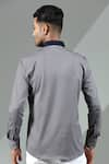 Shop_Albino_Grey Knit Cotton Shirt _at_Aza_Fashions