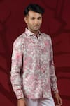 Buy_Albino_Cream Silk Floral And Paisley Pattern Shirt _at_Aza_Fashions