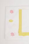 Masaya_Yellow Hypoallergenic Cotton Hand Block Printed K For Koala Bedsheet Set _Online_at_Aza_Fashions