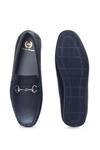 Shop_Domani_Black Tuscany Leather Loafers _at_Aza_Fashions