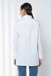 Shop_Seven_White Cotton Sateen Big Invader Shirt Top_at_Aza_Fashions