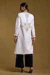 Shop_Ritu Kumar_Off White Cotton Bookley Embroidered Floral Round And Paisley Long Jacket _at_Aza_Fashions