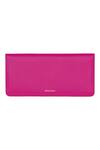 Shop_Aranyani_Pink Rectangle Flap Closure Travel Pouch_at_Aza_Fashions