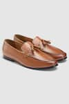 Buy_HATS OFF ACCESSORIES_Brown Leather Tassel Shoes  _at_Aza_Fashions