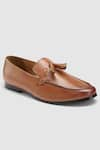 Buy_HATS OFF ACCESSORIES_Brown Leather Tassel Shoes  _Online_at_Aza_Fashions