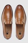 HATS OFF ACCESSORIES_Brown Leather Front Cutout Shoes  _Online_at_Aza_Fashions