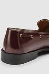 Buy_Hats Off Accessories_Maroon Leather Round Toe Shoes  