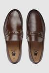 Hats Off Accessories_Brown Leather Moccasin Shoes _Online_at_Aza_Fashions
