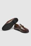 Buy_Hats Off Accessories_Brown Leather Moccasin Shoes 