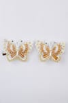 Buy_Choko_Gold Glow Butterfly Duo Clips - Set Of 2_at_Aza_Fashions