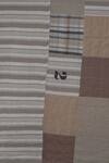 CocoBee_White Cotton Printed Stripe Quilt_Online_at_Aza_Fashions