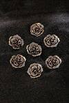 Buy_Cosa Nostraa_Gold Regal Rose Carved Buttons - Set Of 13 _Online_at_Aza_Fashions