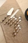 Amoliconcepts_White Stainless Steel Mother Of Pearl Cutlery Set _Online_at_Aza_Fashions