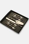 Buy_Amoliconcepts_White Stainless Steel Mother Of Pearl Cutlery Set _Online_at_Aza_Fashions