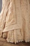 Shop_Torani_Beige Silk Organza Hand Mradu Advika Botanic Pattern Bridal Lehenga Set _Online_at_Aza_Fashions