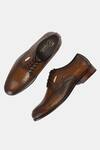 Buy_Lafattio_Brown Textured Formal Shoes  