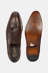 Lafattio_Brown Lace Up Brogues  _at_Aza_Fashions